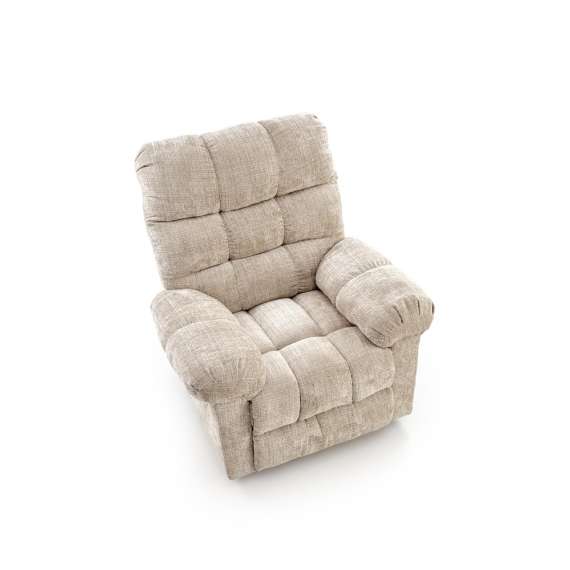 Lenestol AMORE - reclinerfunksjon - beige stoff