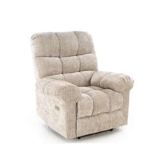 Lenestol AMORE - reclinerfunksjon - beige stoff