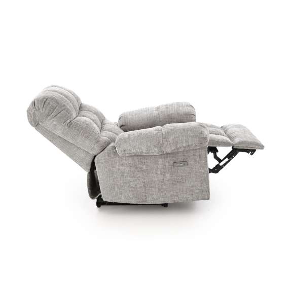 Lenestol AMORE - reclinerfunksjon - grå stoff