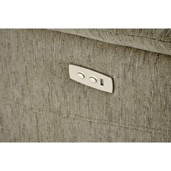 Lenestol JAMAL - reclinerfunksjon - oliven stoff