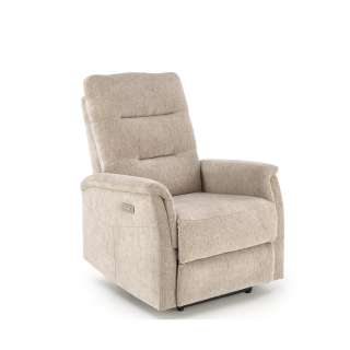 Lenestol JAMAL - reclinerfunksjon - beige stoff