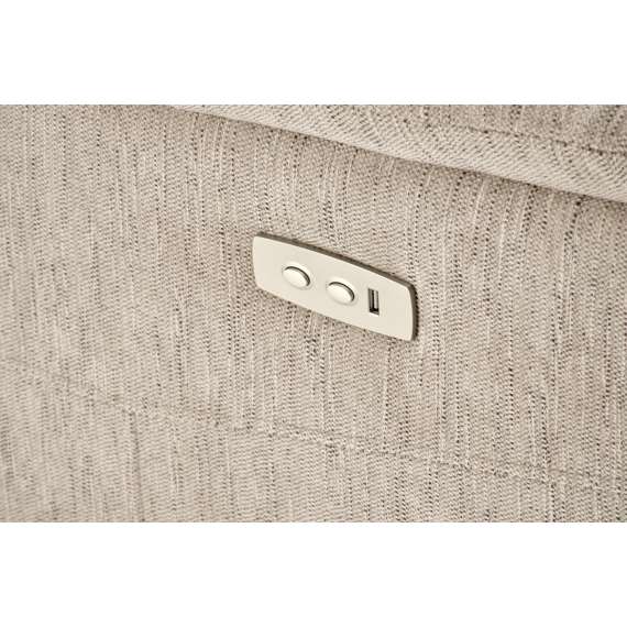 Lenestol JAMAL - reclinerfunksjon - beige stoff