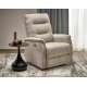 Lenestol JAMAL - reclinerfunksjon - beige stoff