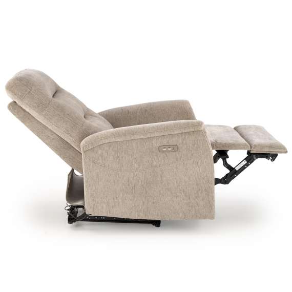 Lenestol JAMAL - reclinerfunksjon - beige stoff