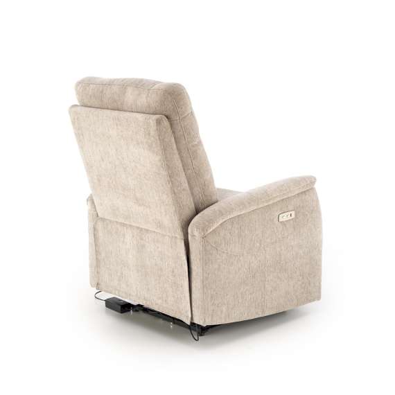 Lenestol JAMAL - reclinerfunksjon - beige stoff