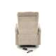 Lenestol JAMAL - reclinerfunksjon - beige stoff