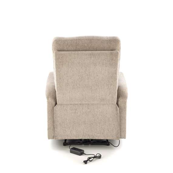 Lenestol JAMAL - reclinerfunksjon - beige stoff