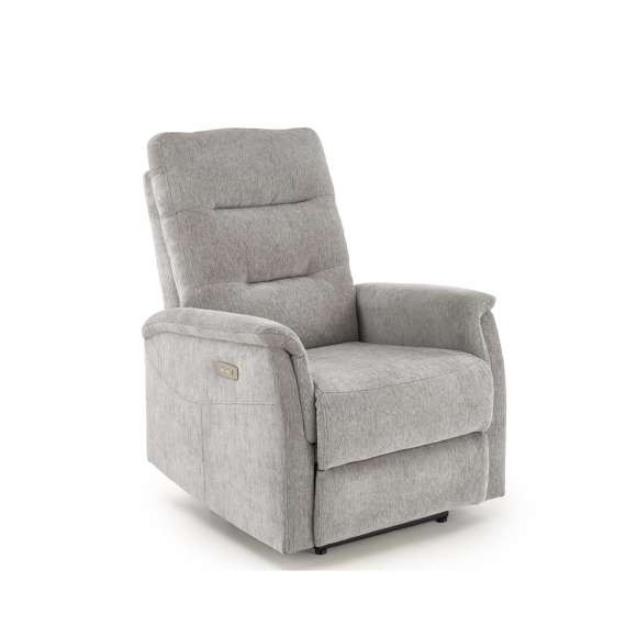 Lenestol JAMAL - reclinerfunksjon - grå stoff