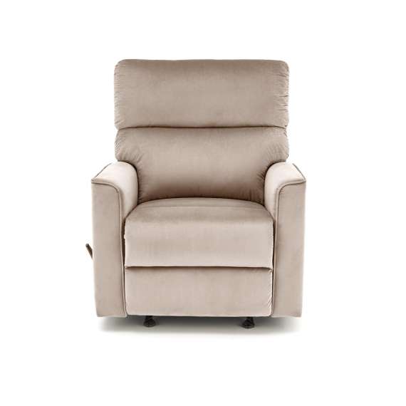 Lenestol KARIM - reclinerfunksjon - beige stoff
