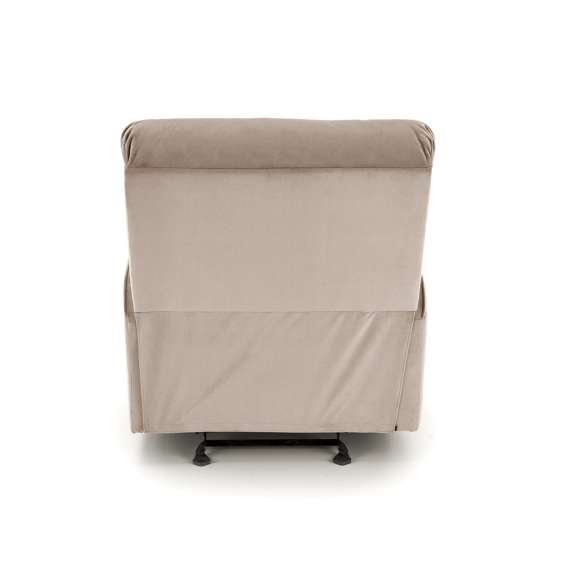 Lenestol KARIM - reclinerfunksjon - beige stoff