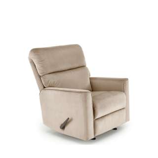 Lenestol KARIM - reclinerfunksjon - beige stoff