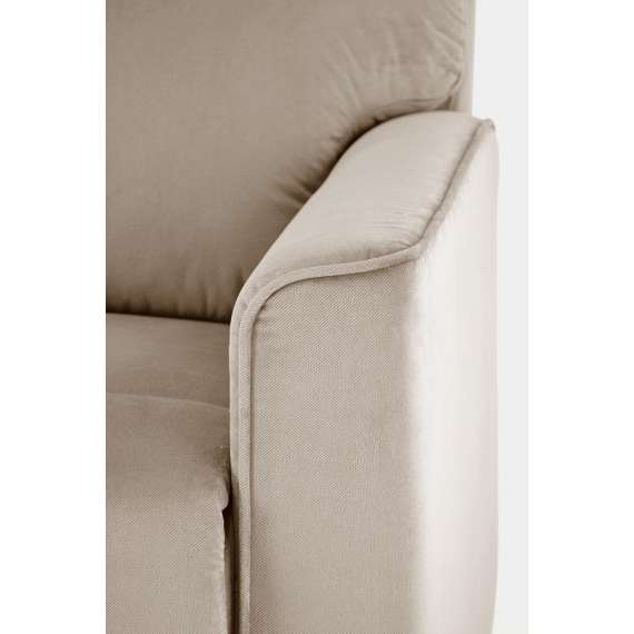 Lenestol KARIM - reclinerfunksjon - beige stoff