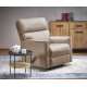 Lenestol KARIM - reclinerfunksjon - beige stoff