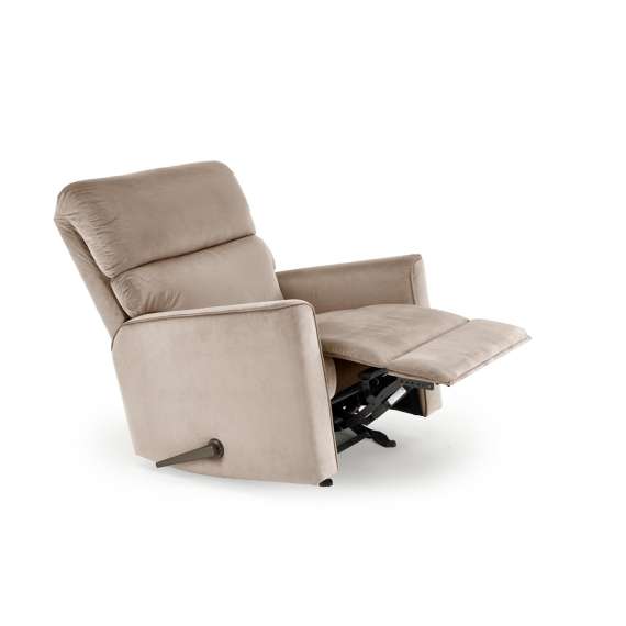 Lenestol KARIM - reclinerfunksjon - beige stoff