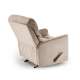 Lenestol KARIM - reclinerfunksjon - beige stoff