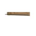 Vegghylle Cross 180x23 cm - eik - sort