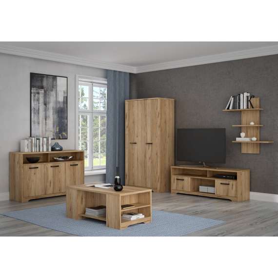 Veggpanel JOAKIDIS 90x100x22 cm - eik catania