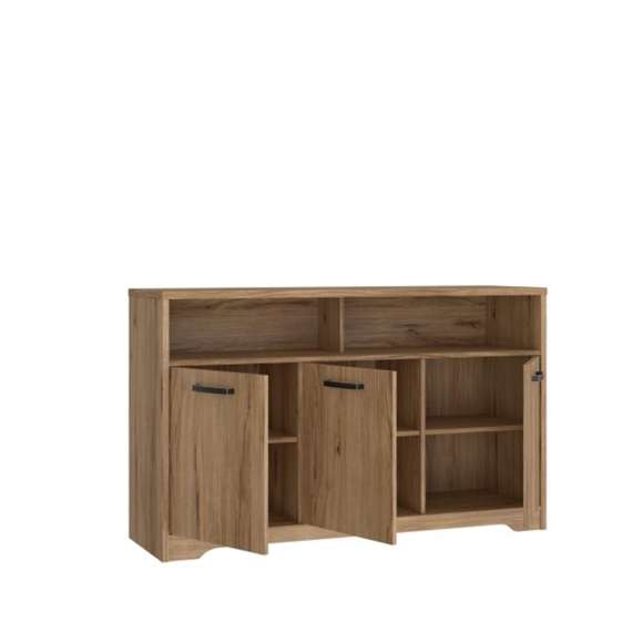 Skjenk JOAKIDIS 140x85 cm - 3 dører - eik catania