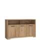Skjenk JOAKIDIS 140x85 cm - 3 dører - eik catania