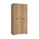Garderobeskap JOAKIDIS 95x192 cm - 2 dører - eik catania