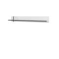 Vegghylle Cross 180x23 cm - hvit - sort