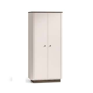 Garderobeskap VILAVIO 92x2000 cm - 2 dører - eik windmill - cashmere - avrundede kanter