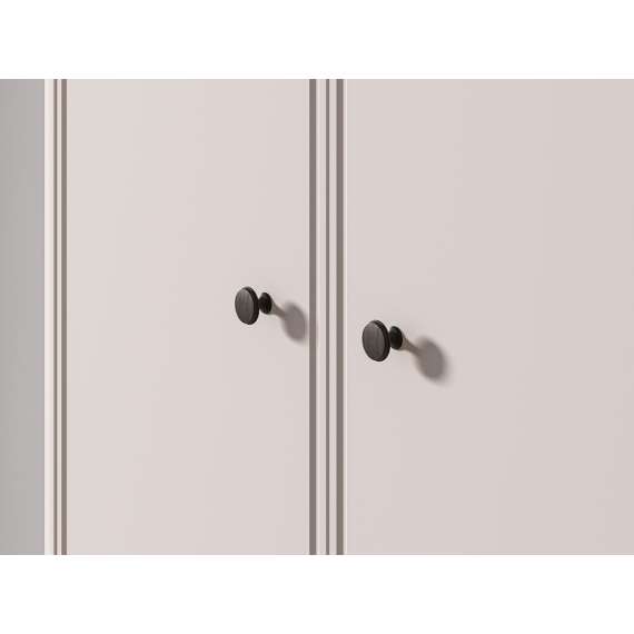 Garderobeskap VILAVIO 92x2000 cm - 2 dører - eik windmill - cashmere - avrundede kanter