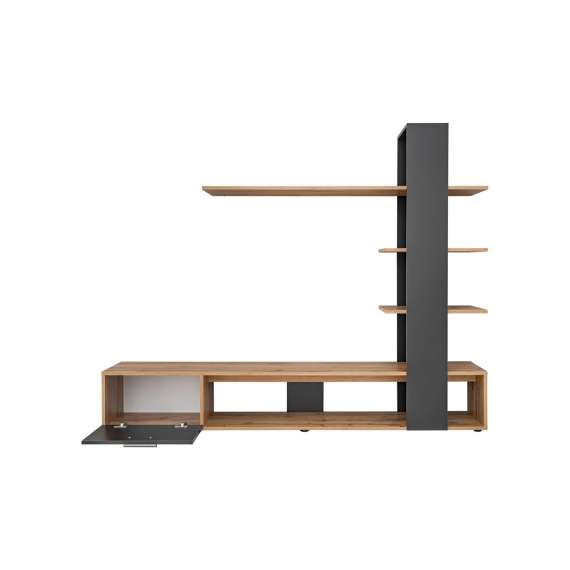 Seksjon ECO - 190x152 cm - eik wotan - svart matt