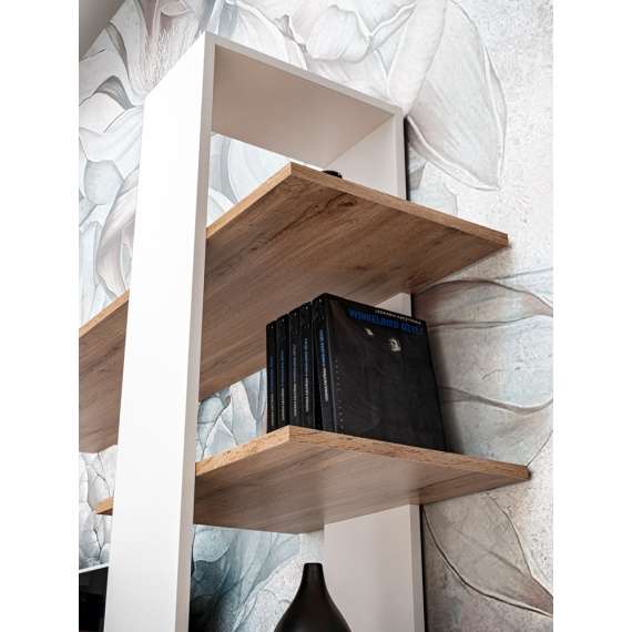 Seksjon ECO - 190x152 cm - eik wotan - hvit matt