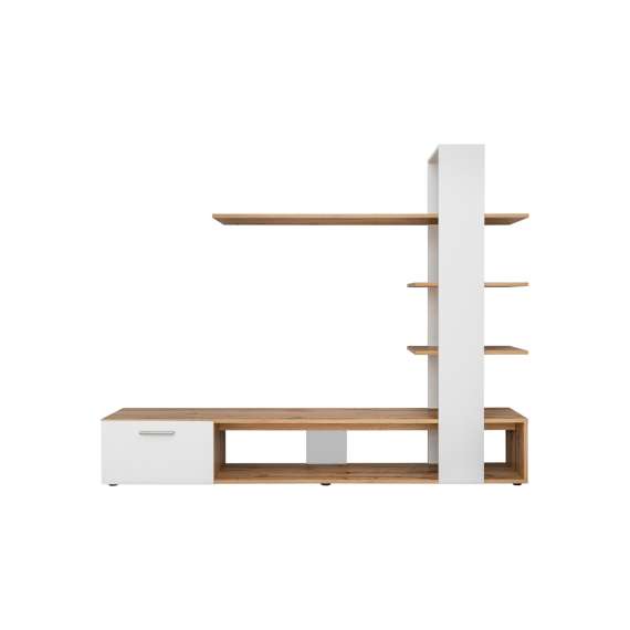 Seksjon ECO - 190x152 cm - eik wotan - hvit matt