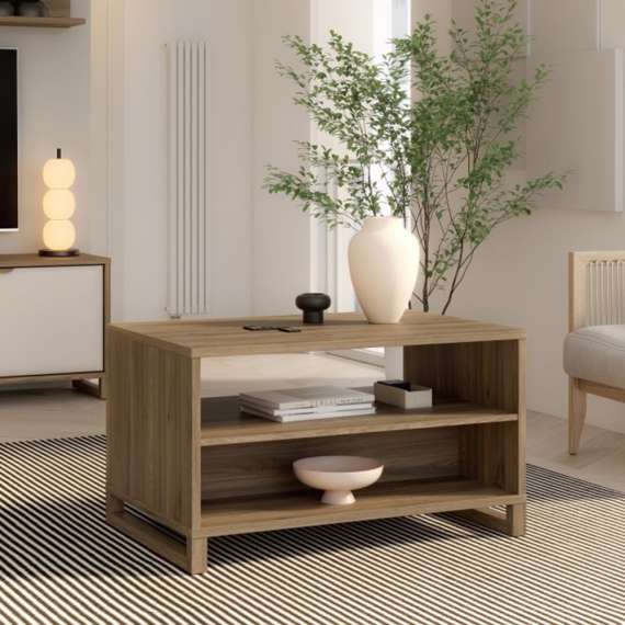 Sofabord GLENKEEN 90x60 cm - eik valencia