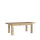Spisebord TRONDHEIM 160-206x90 cm - eik artisan