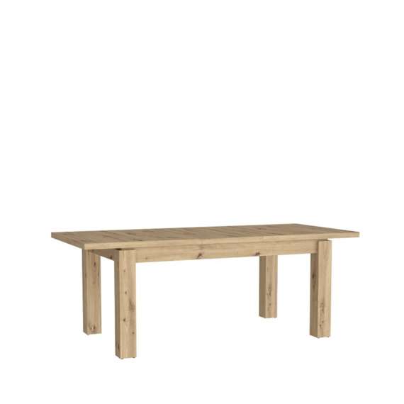 Spisebord TRONDHEIM 160-206x90 cm - eik artisan