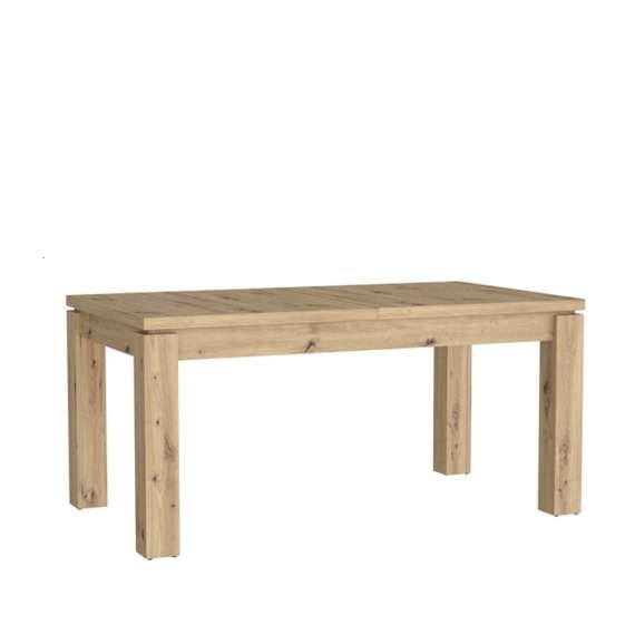 Spisebord TRONDHEIM 160-206x90 cm - eik artisan