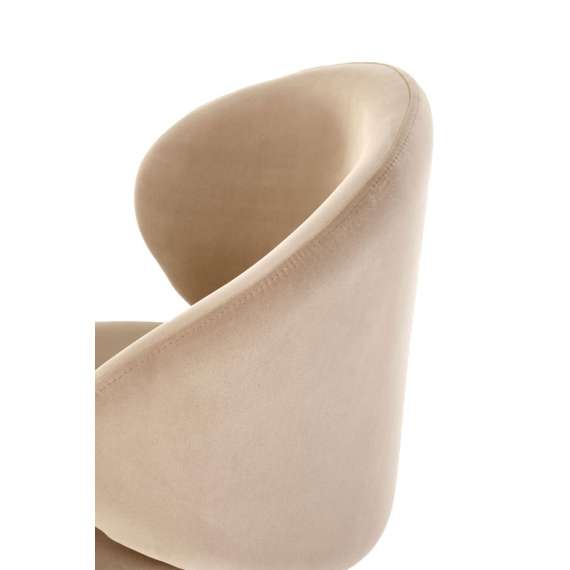 Barstol Madrid - velvet beige - svart bein