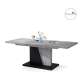 Sofabord Noir 120-160x70 cm - betong - svart matt