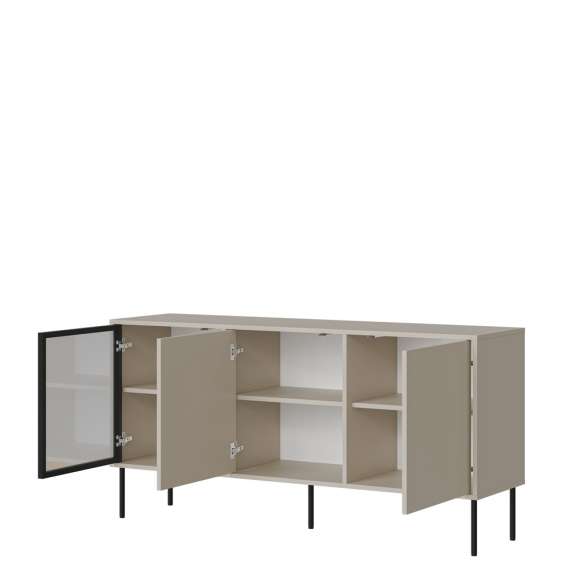 Skjenk DOMI 150x75 cm - cashmere - 3 dører