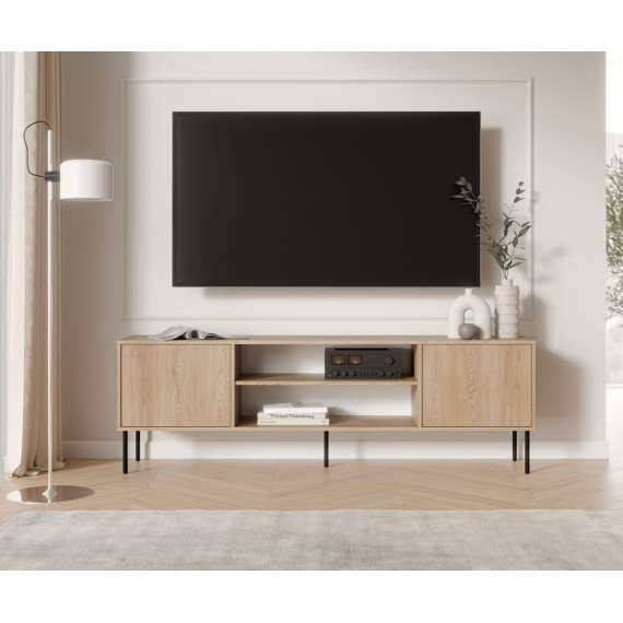 Tv-benk DOMI 180x60cm - cashmere - 2 dører