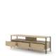 Tv-benk DRAGON 150x51cm - eik cremona - 3 skuffer