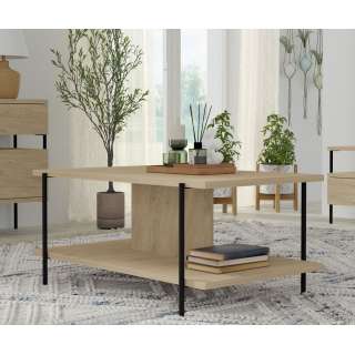 Sofabord DRAGON 110x65cm - eik cremona - metall bein