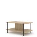Sofabord DRAGON 110x65cm - eik cremona - metall bein