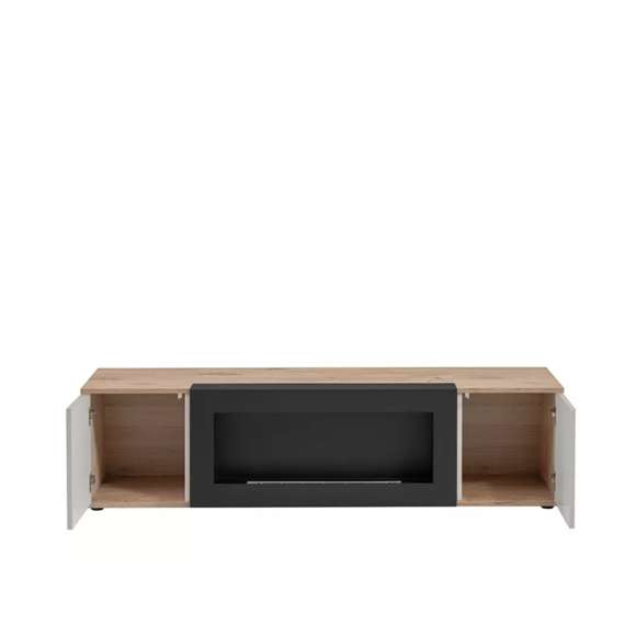 Tv-benk CATALINA 160x42 cm - eik vicking - cashmere - biopeis