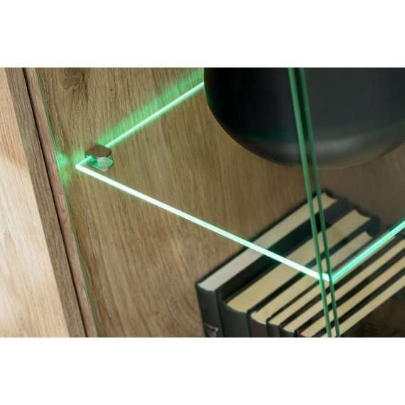 Skjenk CATALINA 160x92 cm - 4 dører - eik vicking - cashmere