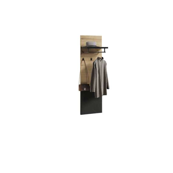 Entresett Quant III - eik og sort - 5 deler