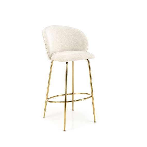 Barstol Cesano - crem - gull ben