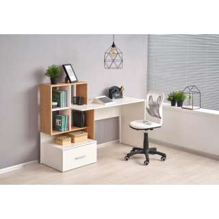 Skrivebord Grosso 149 cm - Trelook - Hvit