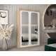 Garderobeskap PROMO T3 120x200 cm - eik sonoma - skyvedører - speil