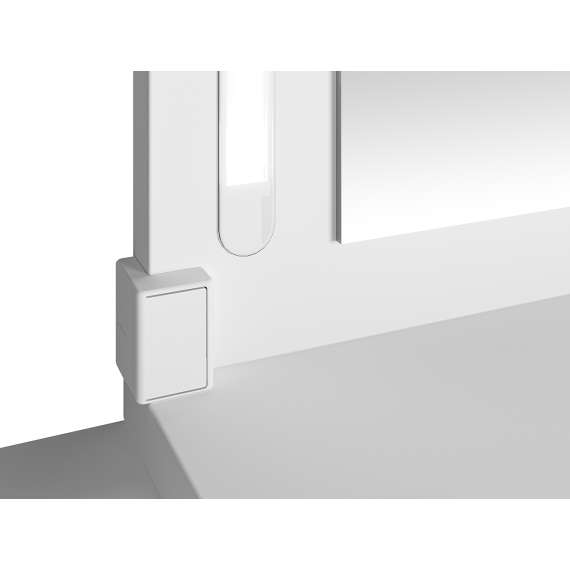 Sminkebord Bijou 80x140 cm - hvit matt - med speil