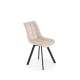 Stol Solit - beige stoff - metall ben