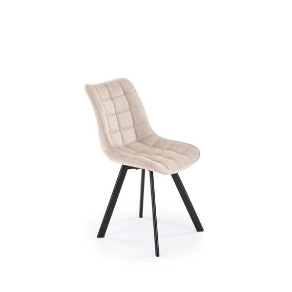 Stol Solit - beige stoff - metall ben